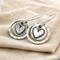 Bohemian Retro Heart Earrings