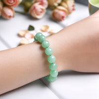 Myanmar Jade Stone Beaded Bracelet