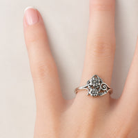 Classic Bohemian Sunflower Ring