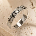 Silver Vintage Pattern Ring