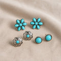 Prestigious Turquoise Stud Earrings