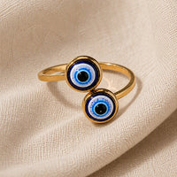 Rosalie Evil Eye Gold Ring