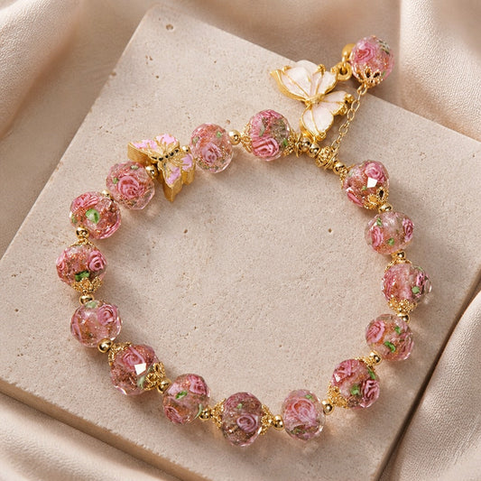 Whimsical Butterfly Charm Bracelet