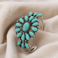 Inlaid Turquoise Cuff Bracelet