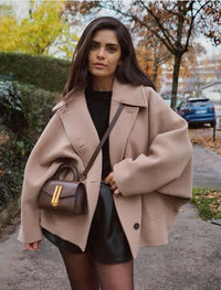 Johanna | Women's Chic Oversized Button Coat