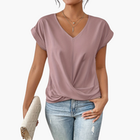 Nadine | Women's Casual Heart Neckline T-Shirt