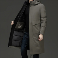 John | Men's Long Hooded Warm Winter Coat
