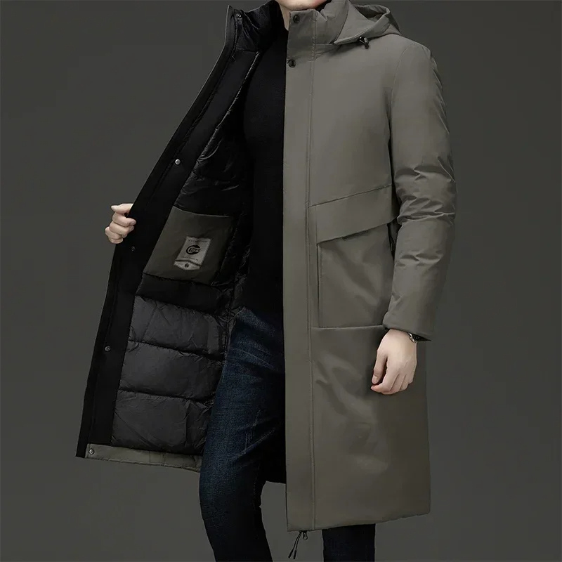 John | Men's Long Hooded Warm Winter Coat