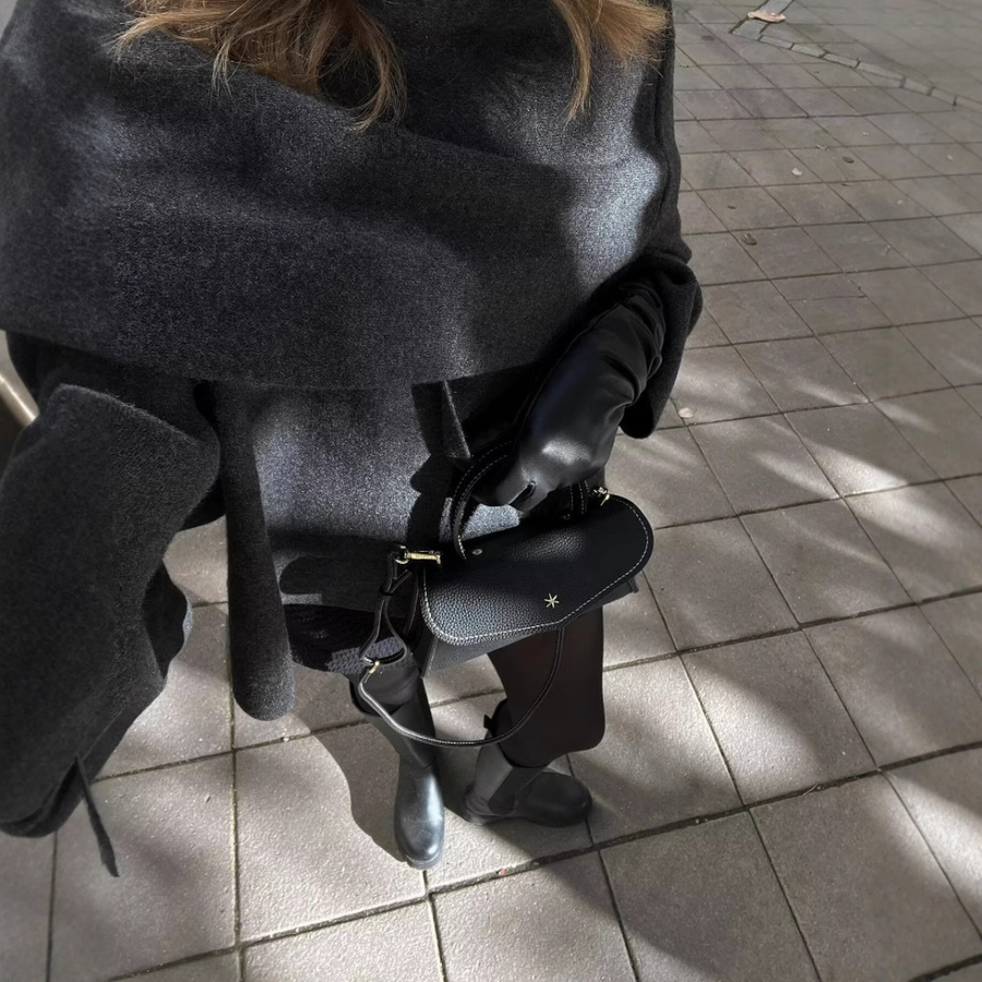 Stefanie | Women's Elegant Draped Cape Coat