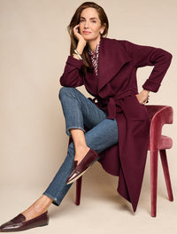 Double Face Belted Coat Talbots