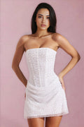 SAPHIRA STRAPLESS MINI DRESS
