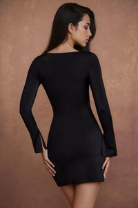 LENA ASYMMETRIC BODYCON MINI DRESS