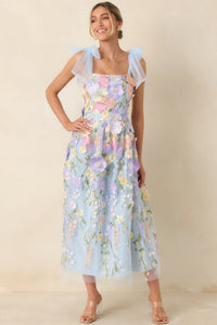 Celestine Embroidered Floral Maxi Dress