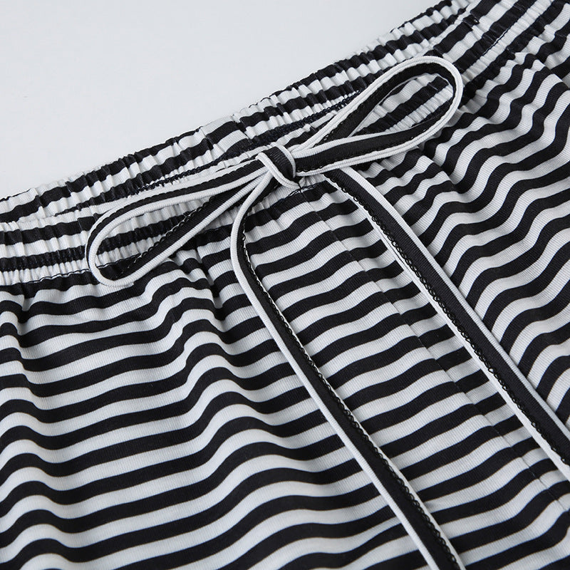 Katharina | Women's Spring Striped Relaxed Trousers