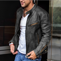 Mikhael | Men's Elegant Leather Jacket