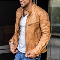 Mikhael | Men's Elegant Leather Jacket