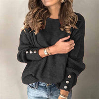 Margot Button-Front Knit Top