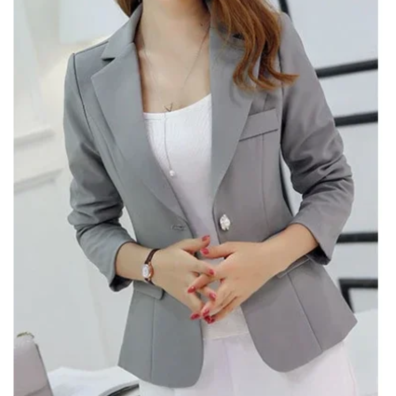 Marie | Women's Classic One Button Winter Blazer