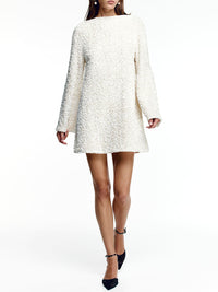 Janice | Women's Sequin Dress with Bow Tie Closure