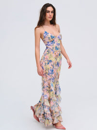 RAYA | SATIN MAXI DRESS