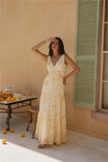Aurelia Sunny Maxi Dress in Yellow