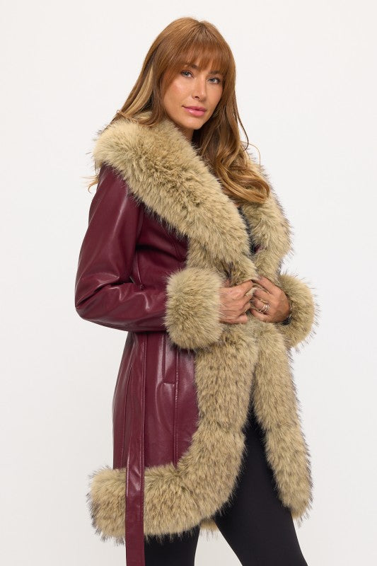 CLAPC0018 Boardwalk Luxe Contrast Coat