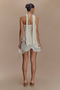 Caprice Halter Knit Mini Dress