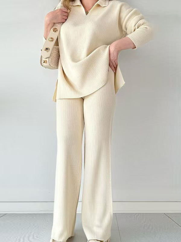 Margot Lapel Sweater Set