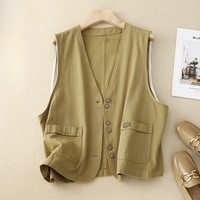 Margo | Relaxed Button Vest