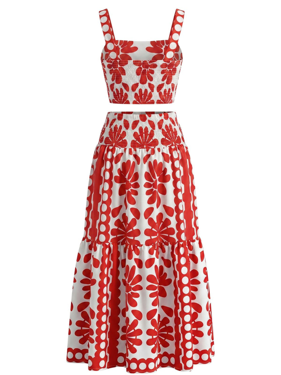 Imogen Square Neck Floral Maxi Dress