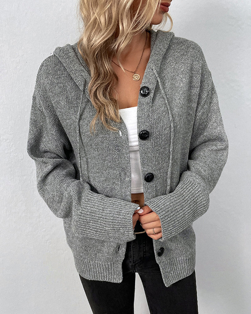 Konane | Women's Hooded Knit Cardigan