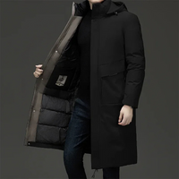 John | Men's Long Hooded Warm Winter Coat