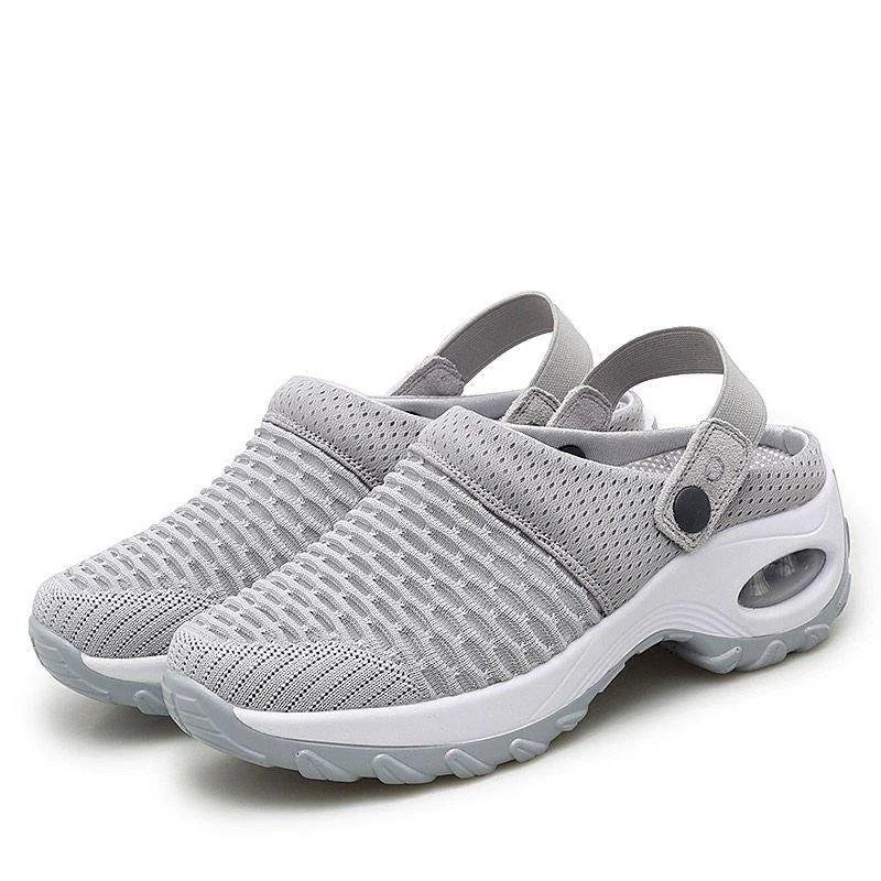 Women's Orthopaedic Knitted Mesh Slingback Air Cushion Sandals
