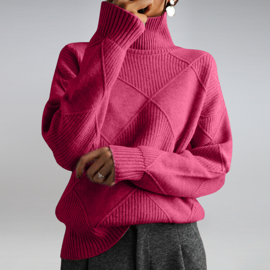 Laura | Women's Fall Knit Turtleneck Sweater