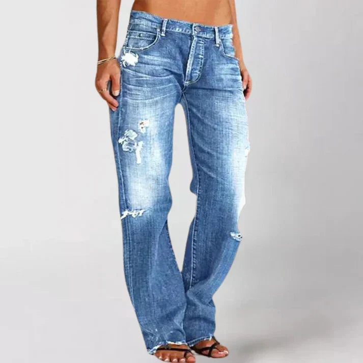 Morgen | Women's Elegant High Waist Jeans