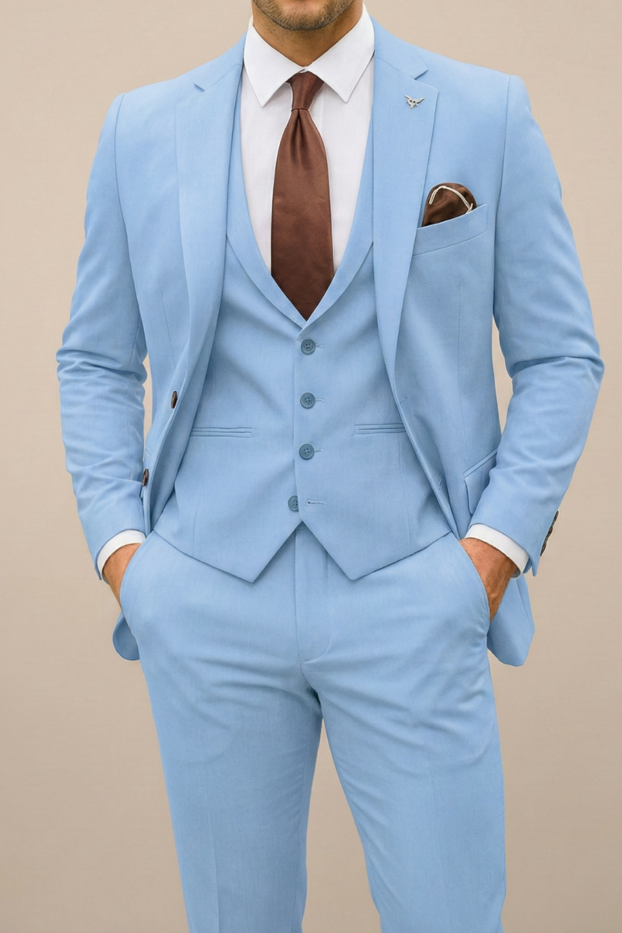 Cameron | Men's Spring Modern Three Piece Suit Set