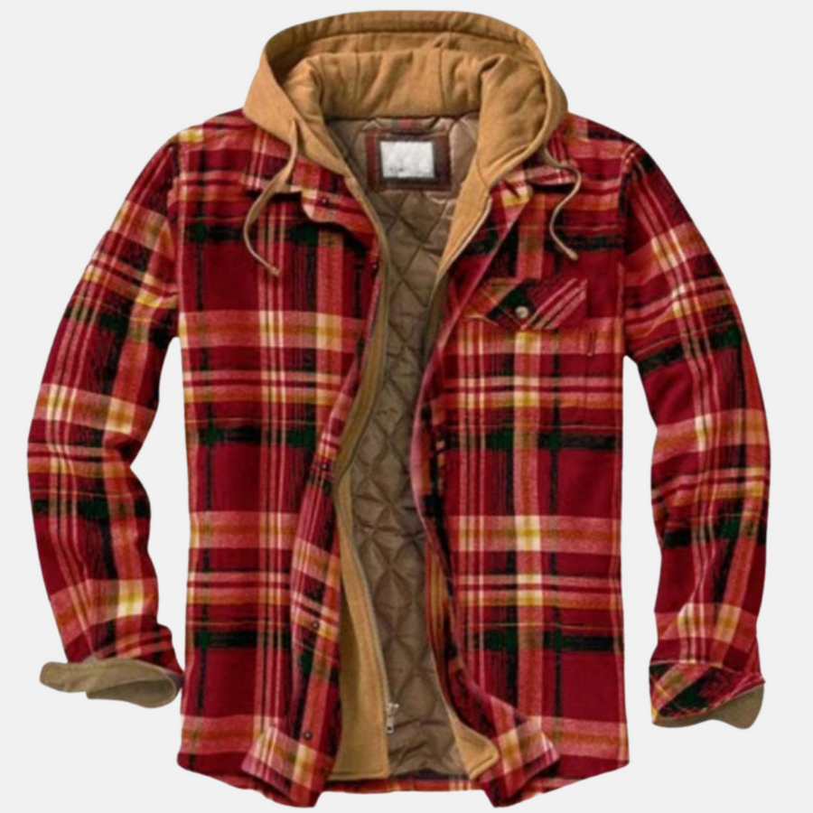 Erich | Men's Casual Warm Plaid Button Jacket