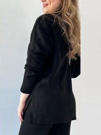 Margot Lapel Sweater Set