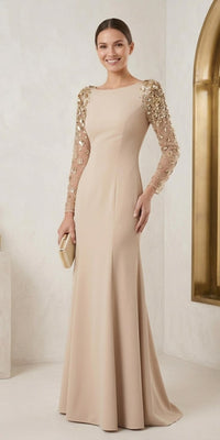 Luxury Beaded Maxi Dress for Women Designer Mesh Long Sleeve Evening Gown Elegant Party Formal Outfit Etsy