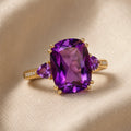 Exquisite Cubic Zirconia Gold Ring