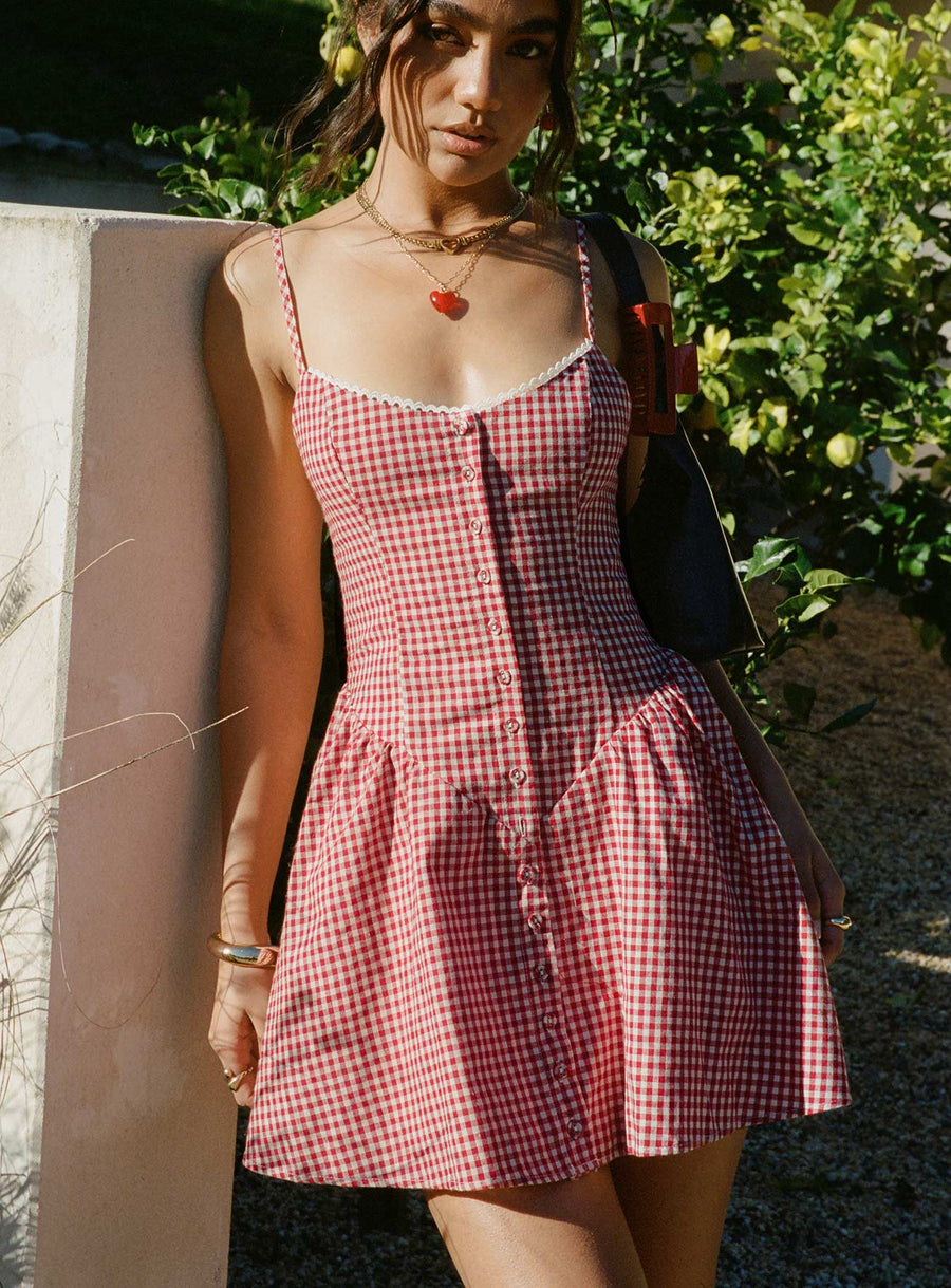 Toulouse Gingham Mini Dress