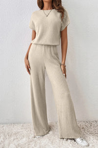 Margot Ribbed Knit Jumpsuit
