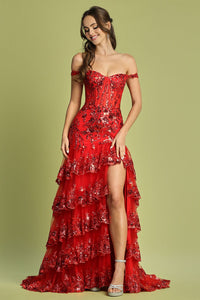 Arabella Sequin Corset Gown
