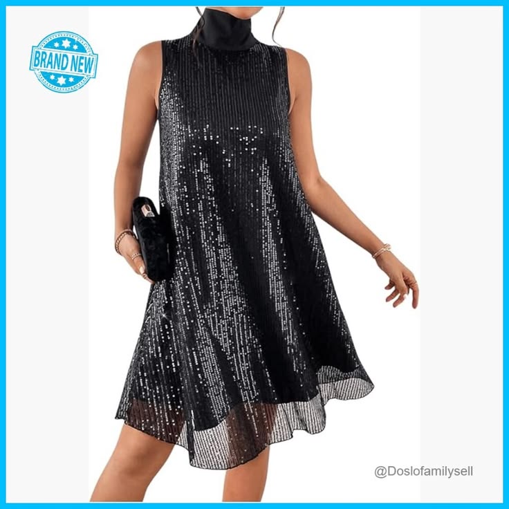 Margot Sequin Bow-Back Cocktail Dress