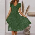Jana | Women's Flowing V-Neck Midi Dress