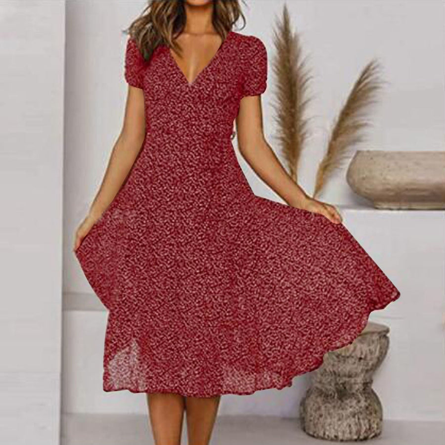 Jana | Women's Flowing V-Neck Midi Dress