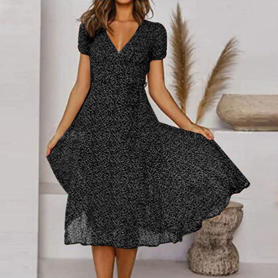 Jana | Women's Flowing V-Neck Midi Dress