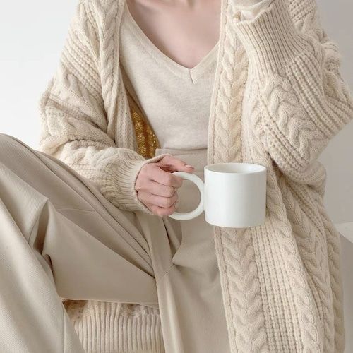 Rib-knit Cardigan With Pockets. Oversized Maxi Coat - Etsy