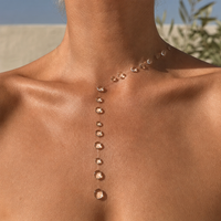 Langa Clear Drops Necklace