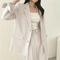 Monika | Women's Long Sleeve Classic Fit Casual Blazer Set